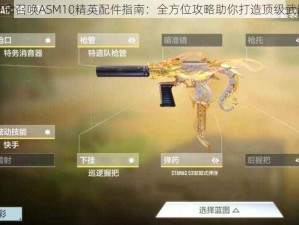 使命召唤ASM10精英配件指南：全方位攻略助你打造顶级武器