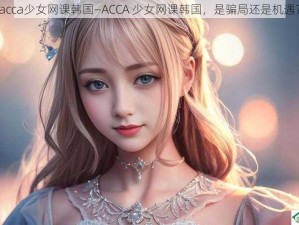 acca少女网课韩国—ACCA 少女网课韩国，是骗局还是机遇？