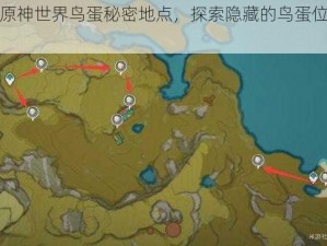 揭秘原神世界鸟蛋秘密地点，探索隐藏的鸟蛋位置大揭秘