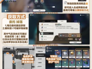 崩坏星穹铁道强化膏火配方获取攻略：探索隐秘途径揭秘高级配方获取之道