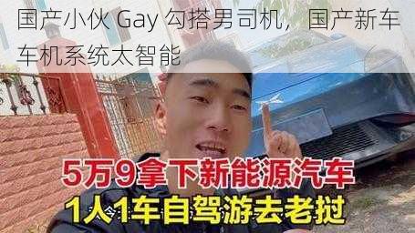 国产小伙 Gay 勾搭男司机，国产新车车机系统太智能