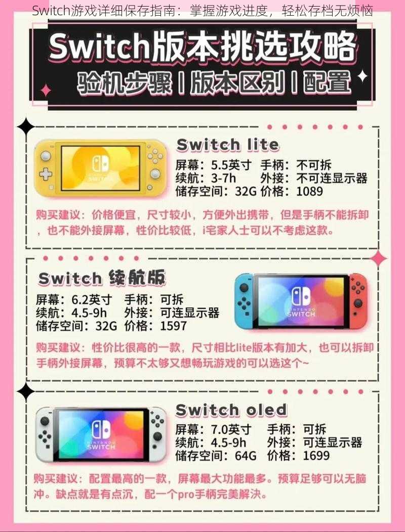 Switch游戏详细保存指南：掌握游戏进度，轻松存档无烦恼