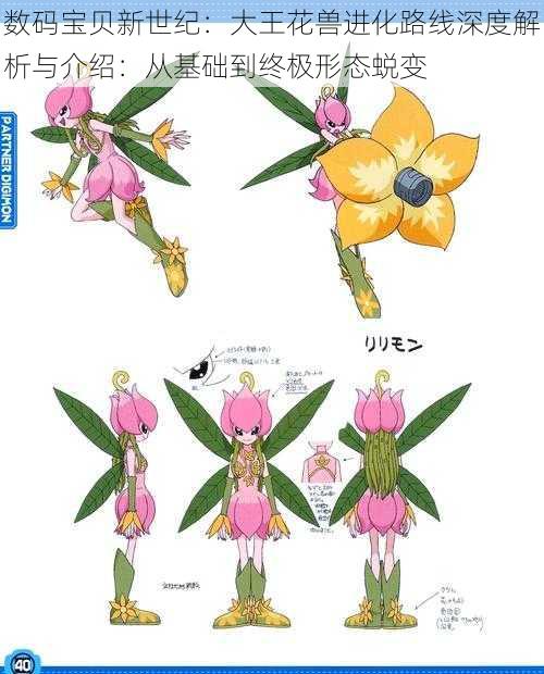 数码宝贝新世纪：大王花兽进化路线深度解析与介绍：从基础到终极形态蜕变