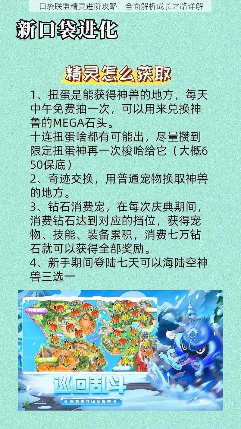 口袋联盟精灵进阶攻略：全面解析成长之路详解