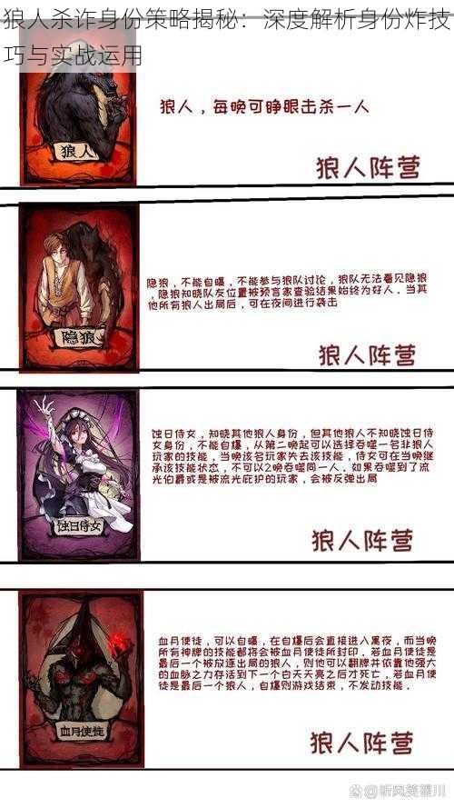 狼人杀诈身份策略揭秘：深度解析身份炸技巧与实战运用